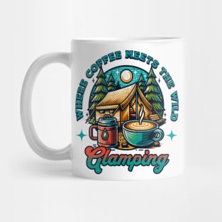 Glamping and coffee Mug
